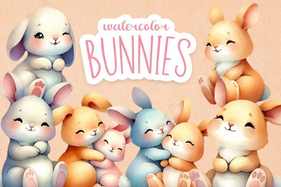 6 Adorable Watercolor Bunnies: Illustrations Review