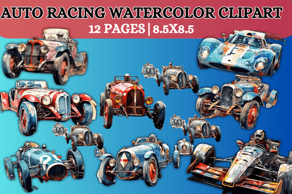 Auto Racing Watercolor Clipart: An Embroidery Review