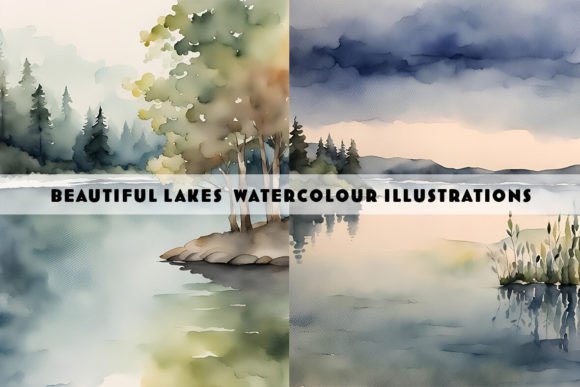 Beautiful Lakes Watercolour Duo: An Embroidery Review