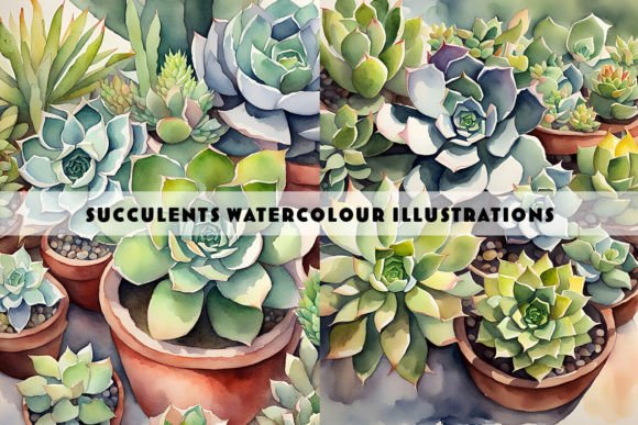 Succulent Plants Watercolour Duo: Illustrations Review