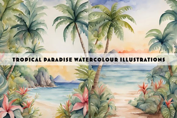 Tropical Paradise Watercolour Duo: Illustrations Review