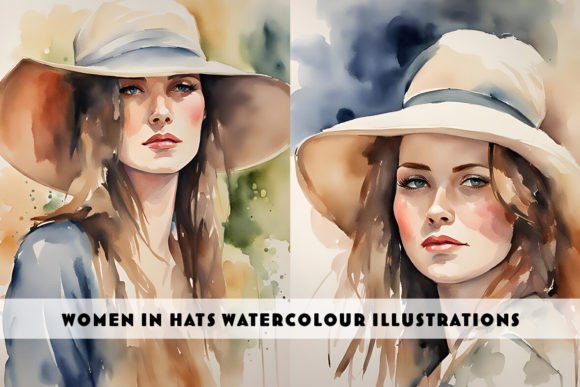 Woman in Hat Watercolour Duo: Illustrations Review